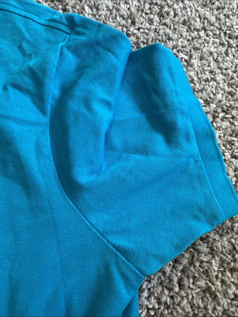 Polo by Ralph Lauren Bright Turquoise Short-Sleeve Polo with Yellow Pony - Picture 4 of 7